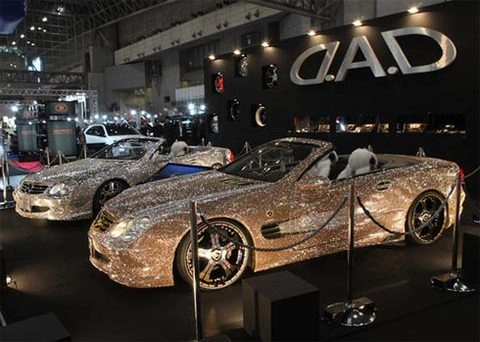  mercedes gắn pha lê swarovski 