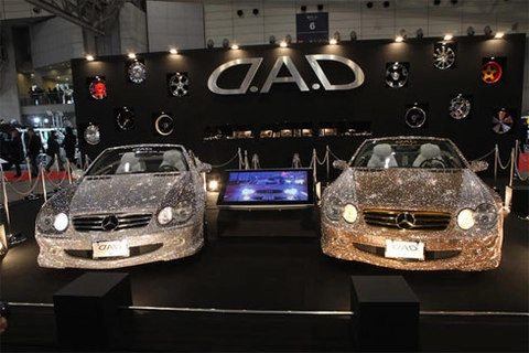  mercedes gắn pha lê swarovski 