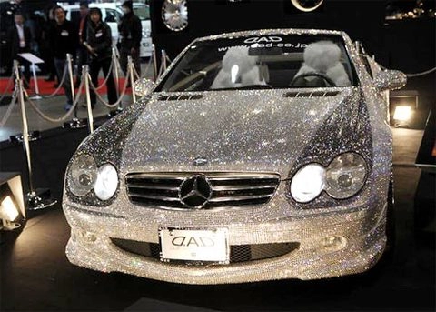  mercedes gắn pha lê swarovski 