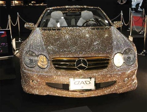  mercedes gắn pha lê swarovski 