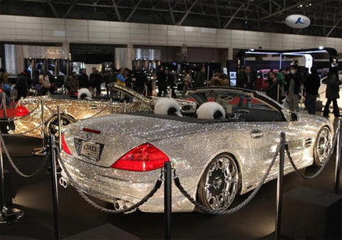  mercedes gắn pha lê swarovski 