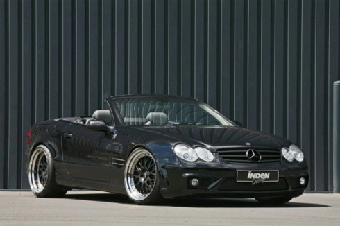  mercedes sl500 độ toàn đen 