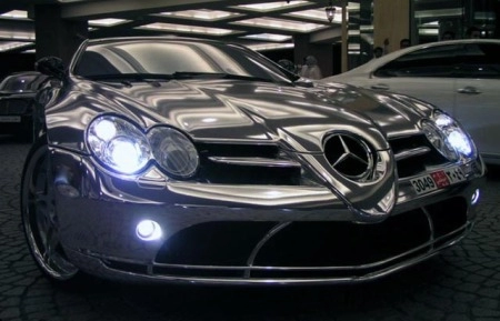  mercedes slr mclaren mạ crôm 