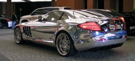  mercedes slr mclaren mạ crôm 