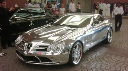  mercedes slr mclaren mạ crôm 