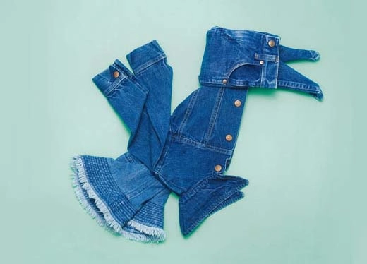 Muôn kiểu sáng tạo khiến bạn cười lăn từ quần jeans cũ