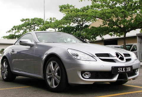  ngắm mũi tên mercedes slk350 ở sài gòn 