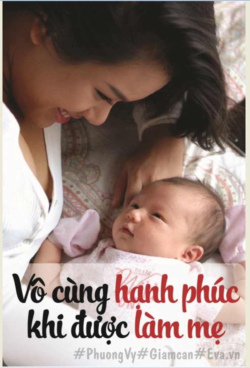 Phương vy giảm 15kg nhưng sữa vẫn dồi dào cho con bú