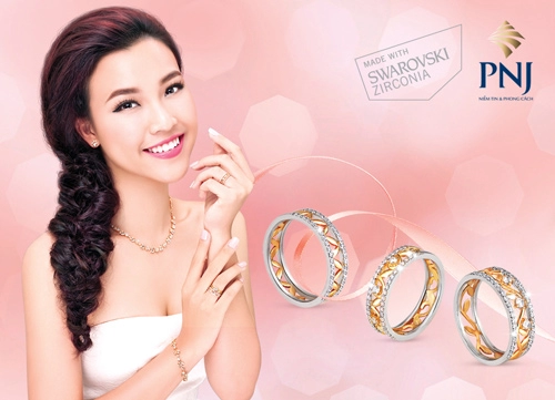 Quyến rũ với đá cz swarovski tán sắc rực rỡ