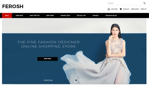 Ra mắt wesbite thời trang thiết kế cao cấp - chính hãng đầu tiên ở việt nam