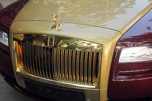  rolls-royce ghost mạ vàng 