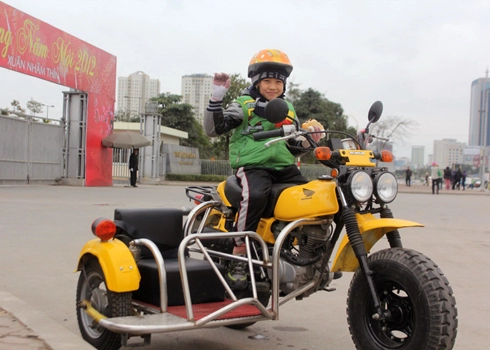  sidecar mini tự chế độc đáo ở hà nội 