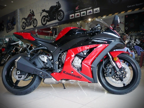  siêu môtô kawasaki ninja zx-10r 2012 về sài gòn 