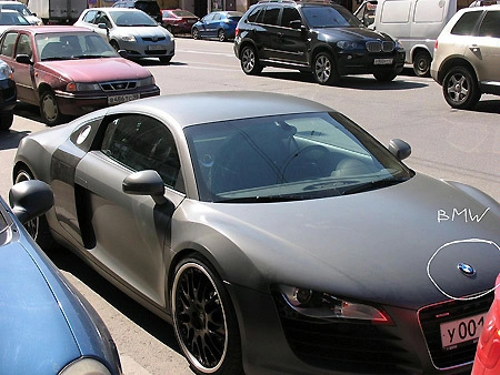  siêu xe audi r8 gắn mác bmw 