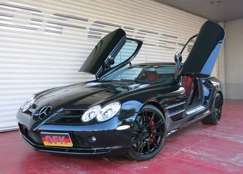  siêu xe mercedes slr mclaren đen bóng cuốn hút 