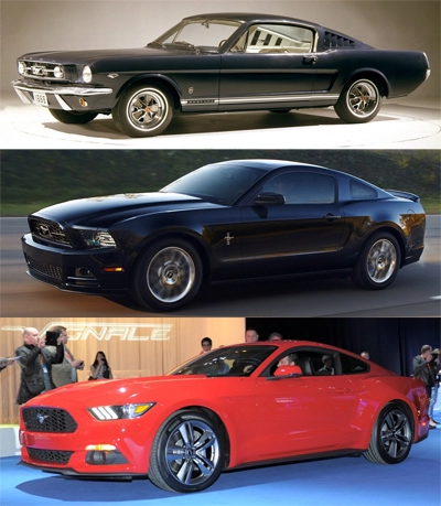  sự tiến hóa của ford mustang 