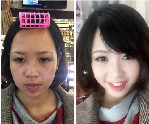 Sức mạnh của make up khẳng địnhtrên đời không bao giờ có gái xấu