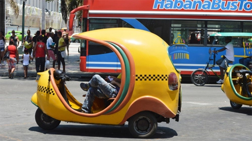  taxi và ôtô ở cuba 