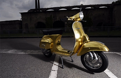  vespa polini - scooter dát vàng giá 47000 usd 