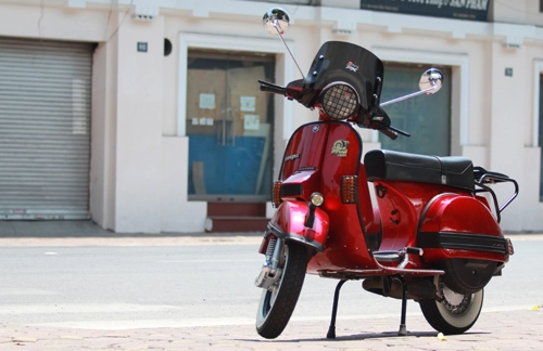  vespa px 31 tuổi vẫn chạy tốt của nhà sưu tập hà thành 