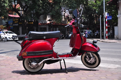  vespa px 31 tuổi vẫn chạy tốt của nhà sưu tập hà thành 