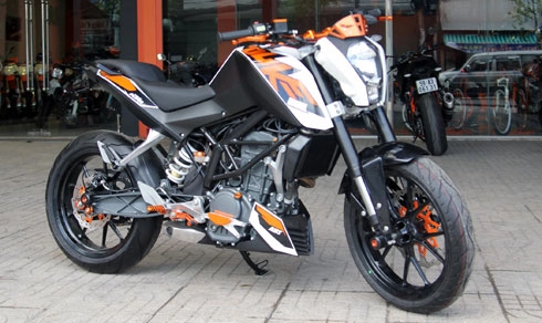  xế độ ktm duke 200 trị giá 160 triệu đồng 