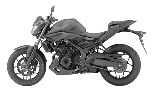  yamaha mt-03 - phiên bản nakedbike của r3 lộ diện 