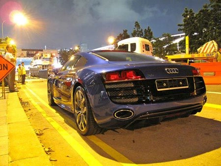  audi r8 v10 đầu tiên xuất hiện tại singapore 