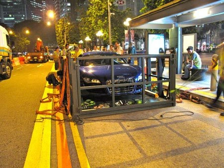  audi r8 v10 đầu tiên xuất hiện tại singapore 