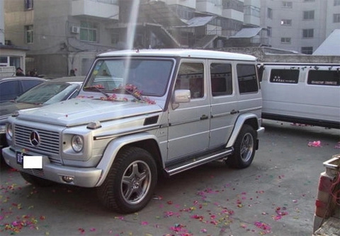  hummer siêu dài rước dâu ở trung quốc 