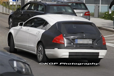  mercedes cls shooting brake trên đường thử 