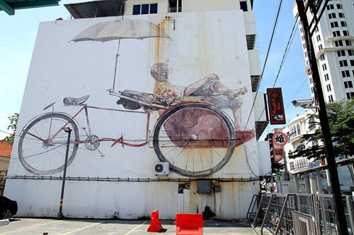 Penang xứ sở diệu kỳ của nghệ thuật đường phố