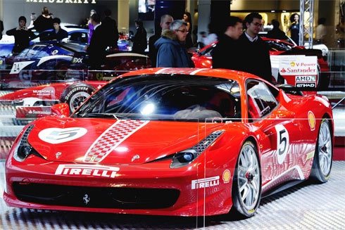  siêu xe ferrari 458 challenge ở triển lãm bologna 