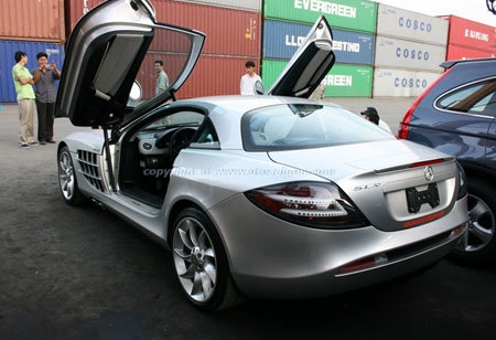  siêu xe mũi tên bạc mercedes slr mclaren về việt nam 