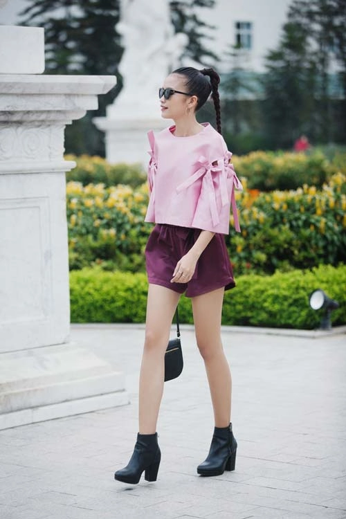 Bộ đôi quán quân next top đọ streetstyle đối lập