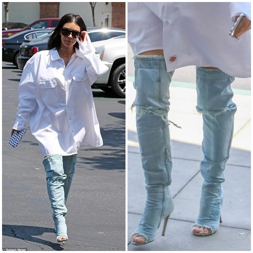 Jeans rơi vào tay kim kardashian trở thành những mốt khó coi nhất quả đất