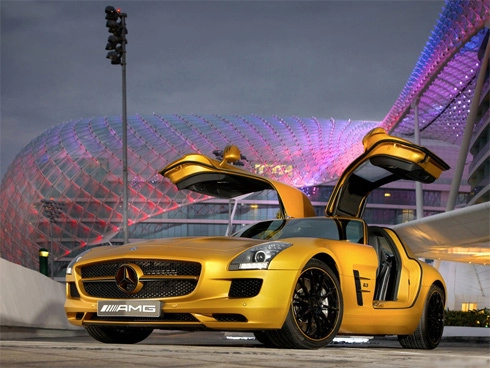  ảnh đẹp siêu xe mercedes sls amg 