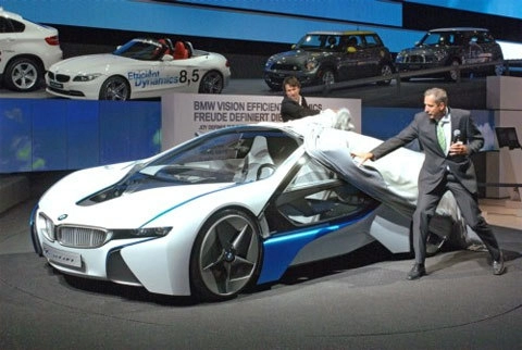  bmw vision efficientdynamics trình diễn tại đức 