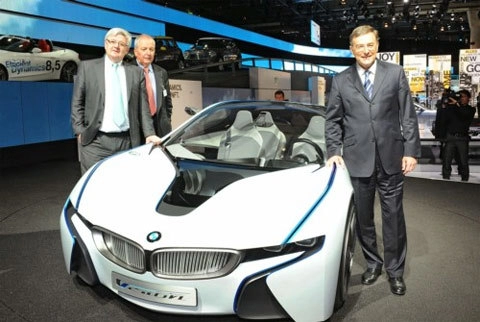  bmw vision efficientdynamics trình diễn tại đức 