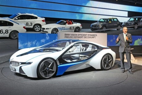  bmw vision efficientdynamics trình diễn tại đức 