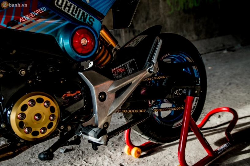 Honda msx độ phong cách hypermotard của biker tiền giang