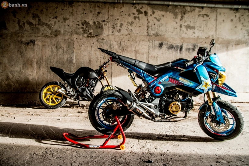 Honda msx độ phong cách hypermotard của biker tiền giang