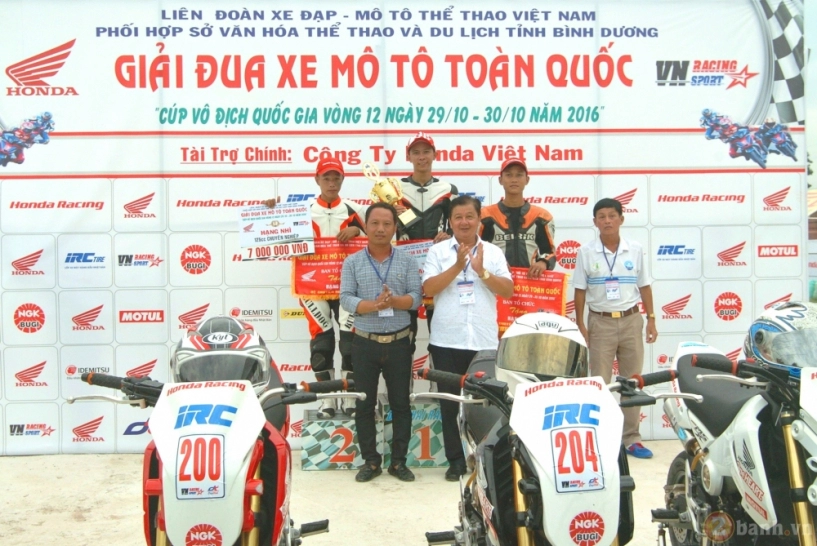 Honda việt nam đã bổ sung thêm hạng mục đua dành cho winner 150 đến với khán giả tỉnh bình dương