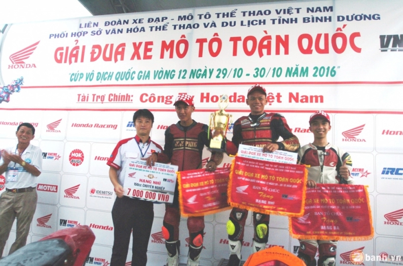 Honda việt nam đã bổ sung thêm hạng mục đua dành cho winner 150 đến với khán giả tỉnh bình dương