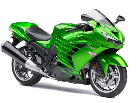  kawasaki công bố siêu môtô zzr1400 2012 