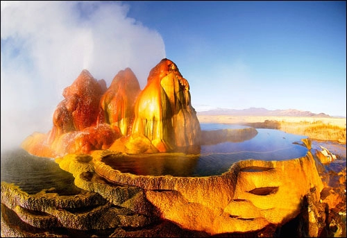 Mạch nước phun fly geyser sao hỏa trên trái đất