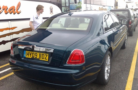  rolls-royce ghost trên đường thử 