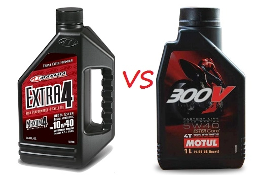 So sánh nhớt maxima extra 4 với motul 300v