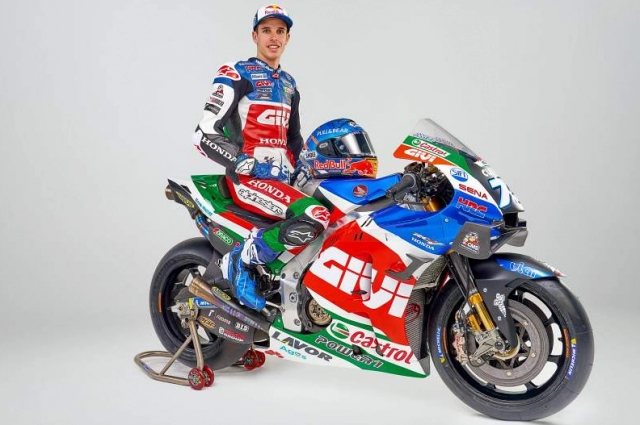 Alex marquez trong màu áo lcr honda motogp 2021