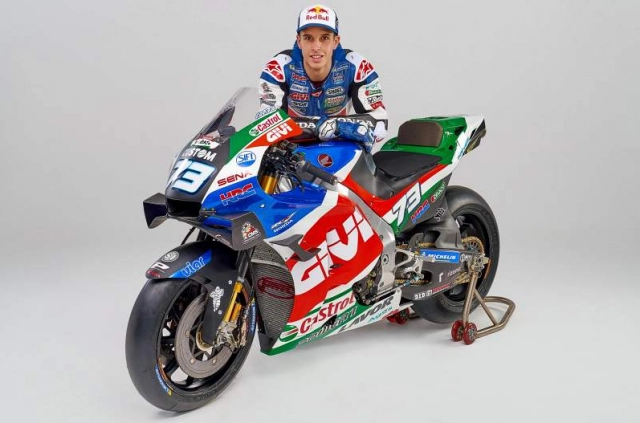 Alex marquez trong màu áo lcr honda motogp 2021